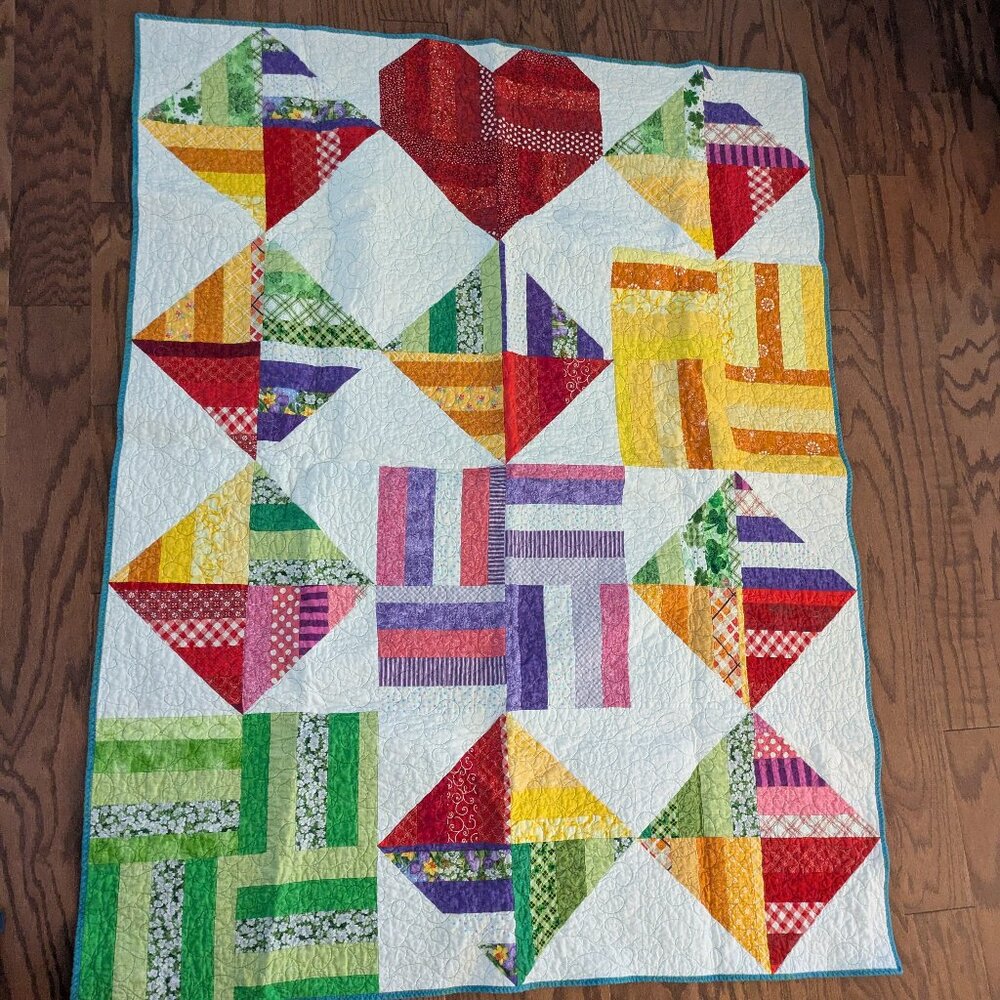 Colorful Patchwork Quilt
